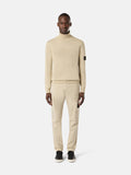 Stone Island Light Knit Roll Neck Sweatshirt 525C4 Stucco