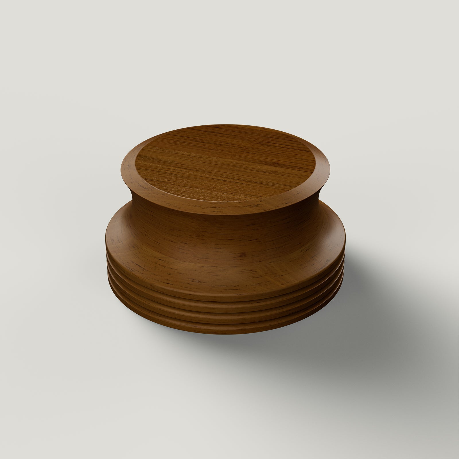 Vintage Wooden Stabilizer Vinyl Record Weight Clamp 317g