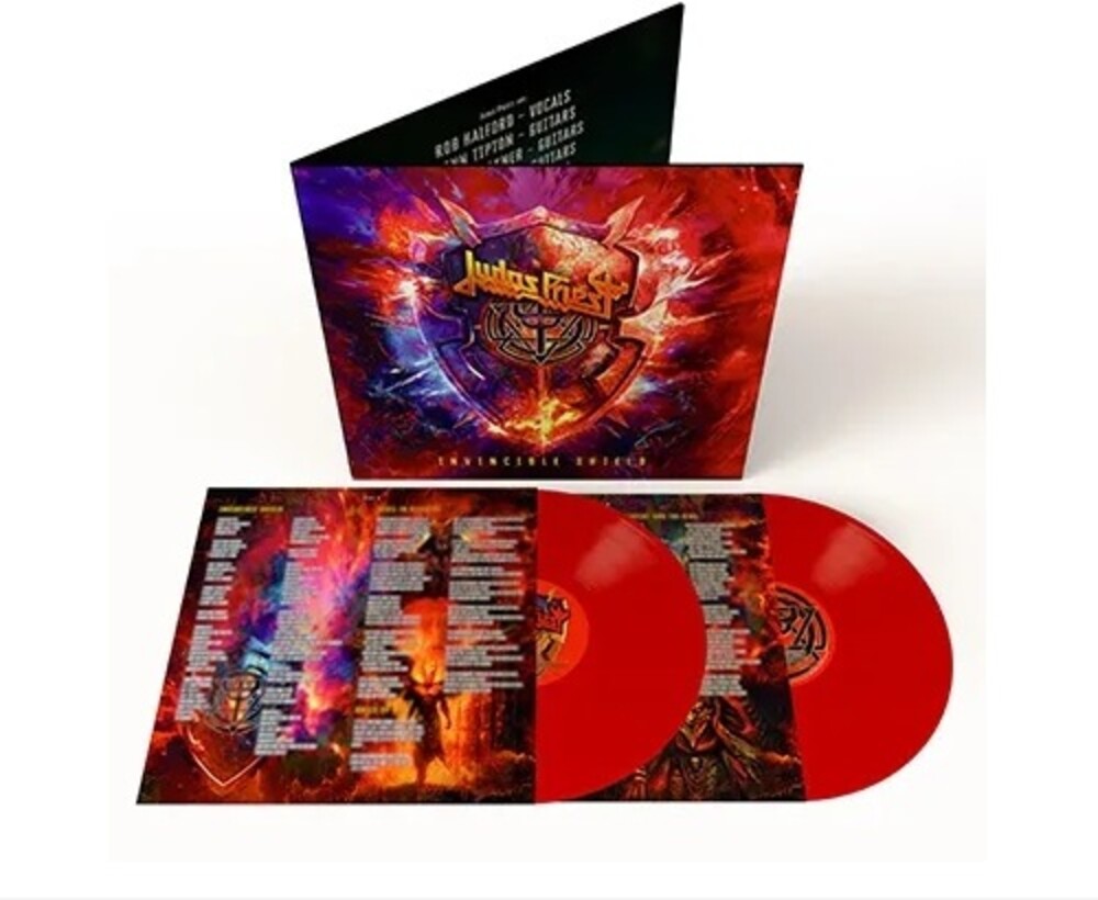 Judas Priest - Invincible Shield [Indie Exclusive Limited Edition Red 2LP] ( VINYL )