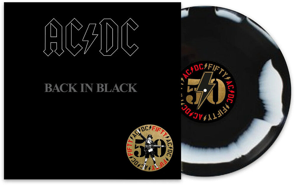 AC/DC - Back In Black: 50th Anniversary [Black and White Colored Vinyl] ( VINYL )