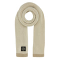 Stone Island Wool Scarf In Off White