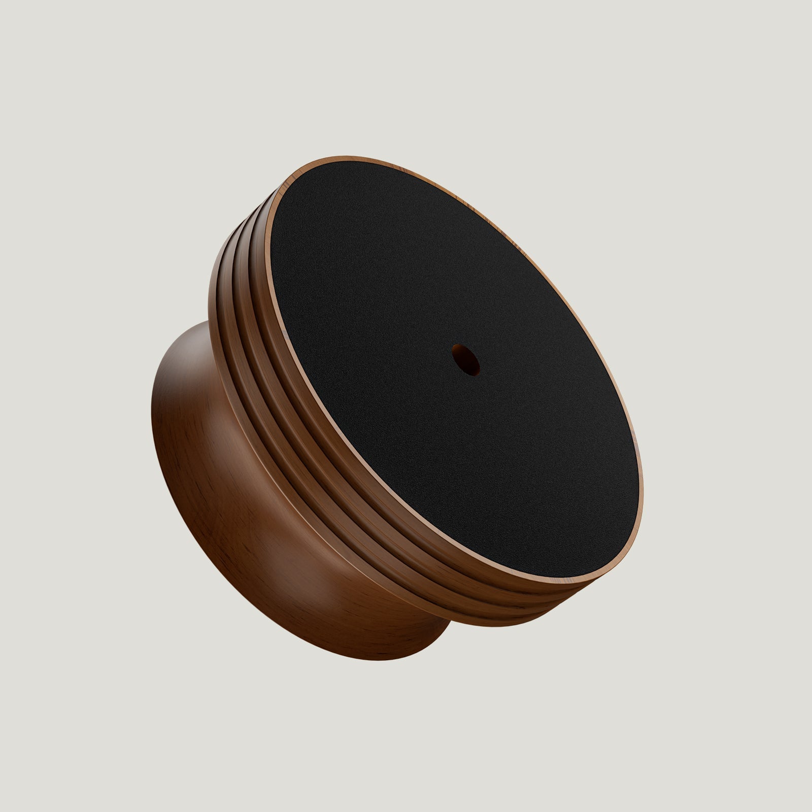 Vintage Wooden Stabilizer Vinyl Record Weight Clamp 317g