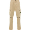 Stone Island Re-T Cargo Pants In Stucco