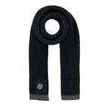 Stone Island Wool Scarf In Charcoal