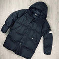 Stone Island Crinkle Reps Down Jacket - Black