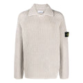 Stone Island Heavy Knit Sweatshirt in Plaster