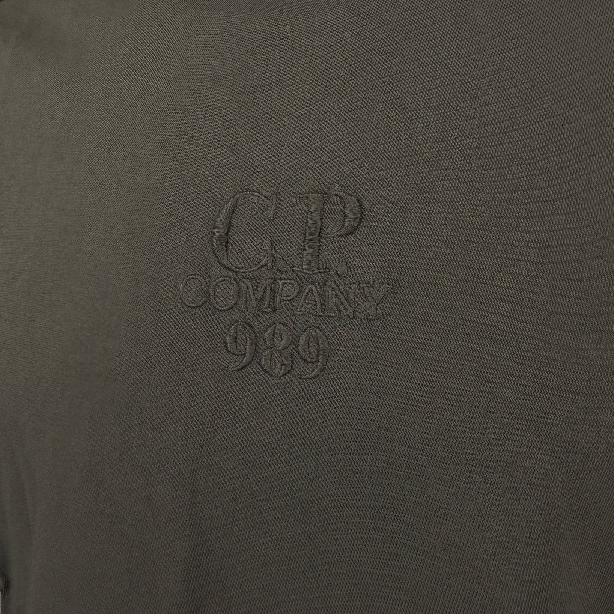 CP Company 20/1 Jersey Boxy Logo T-Shirt Grape Leaf