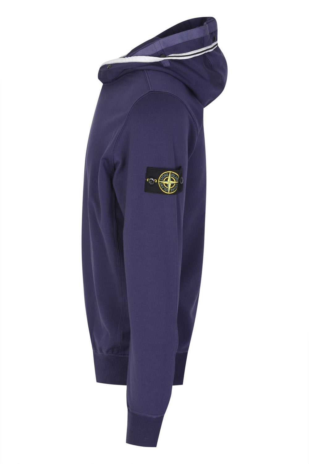 Stone Island Stretch Overhead Hoodie In Blue