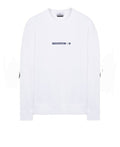 Stone Island Small Logo Sweatshirt In White