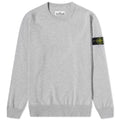 Stone Island 540B2 Soft Cotton Knit In Light Grey