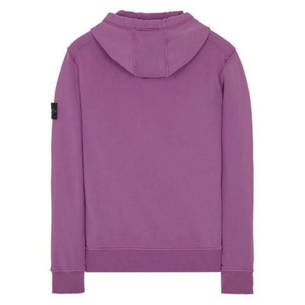 Stone Island Overhead Hoodie In Purple