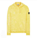 Stone Island Tie Dye Hoodie In Yellow