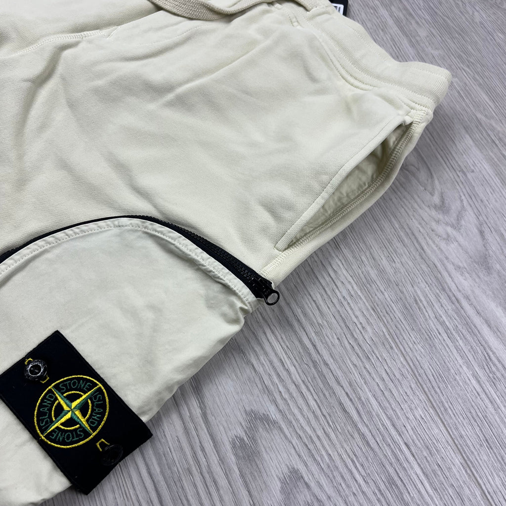 Stone Island Jersey Shorts - Oat