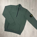 Stone Island Knit Half Zip Fleece - Musk