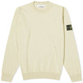 Stone Island Light Knit In Natural Beige